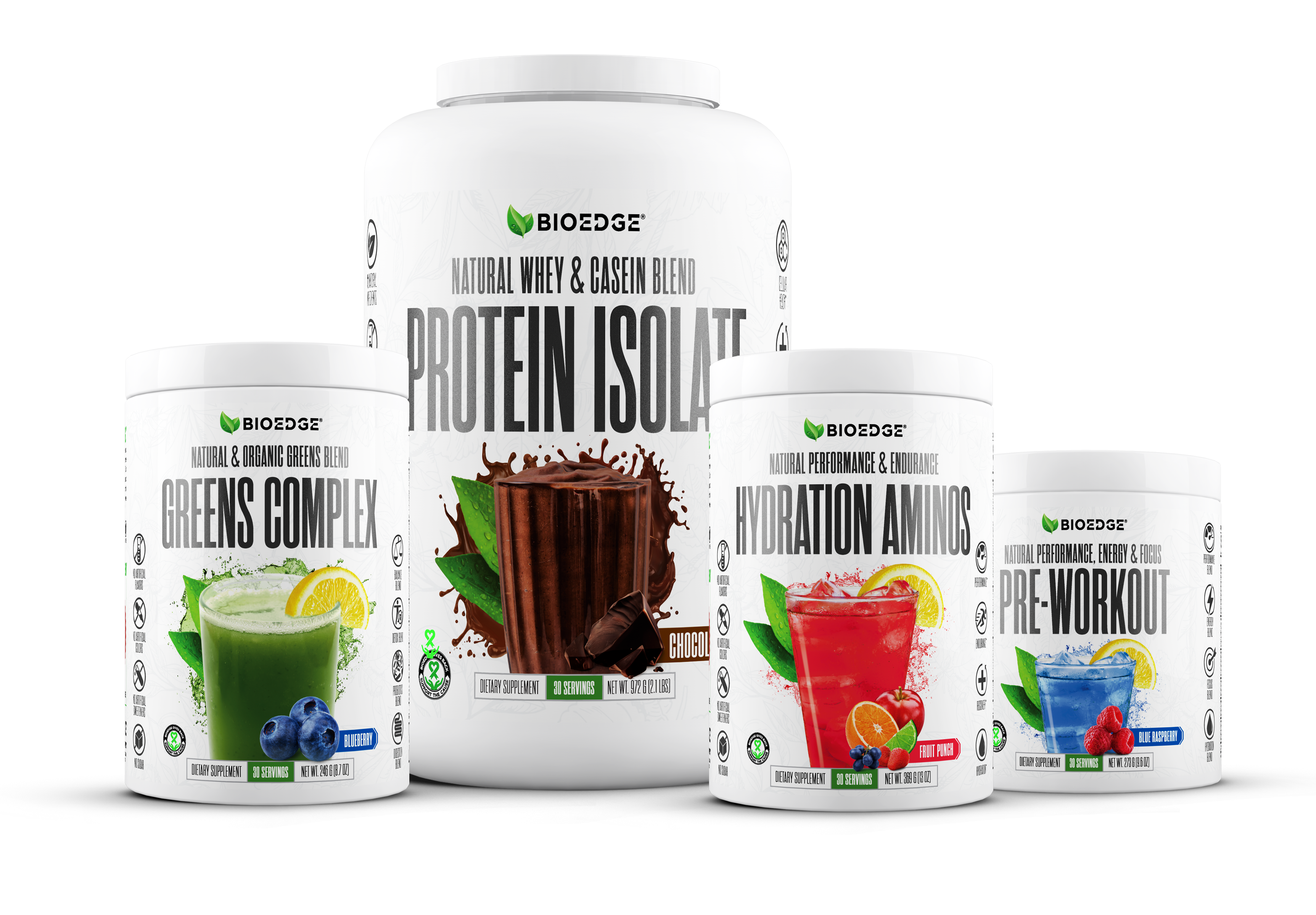 HEALTH & FITNESS STACK with WHEY PROTEIN ISOLATE