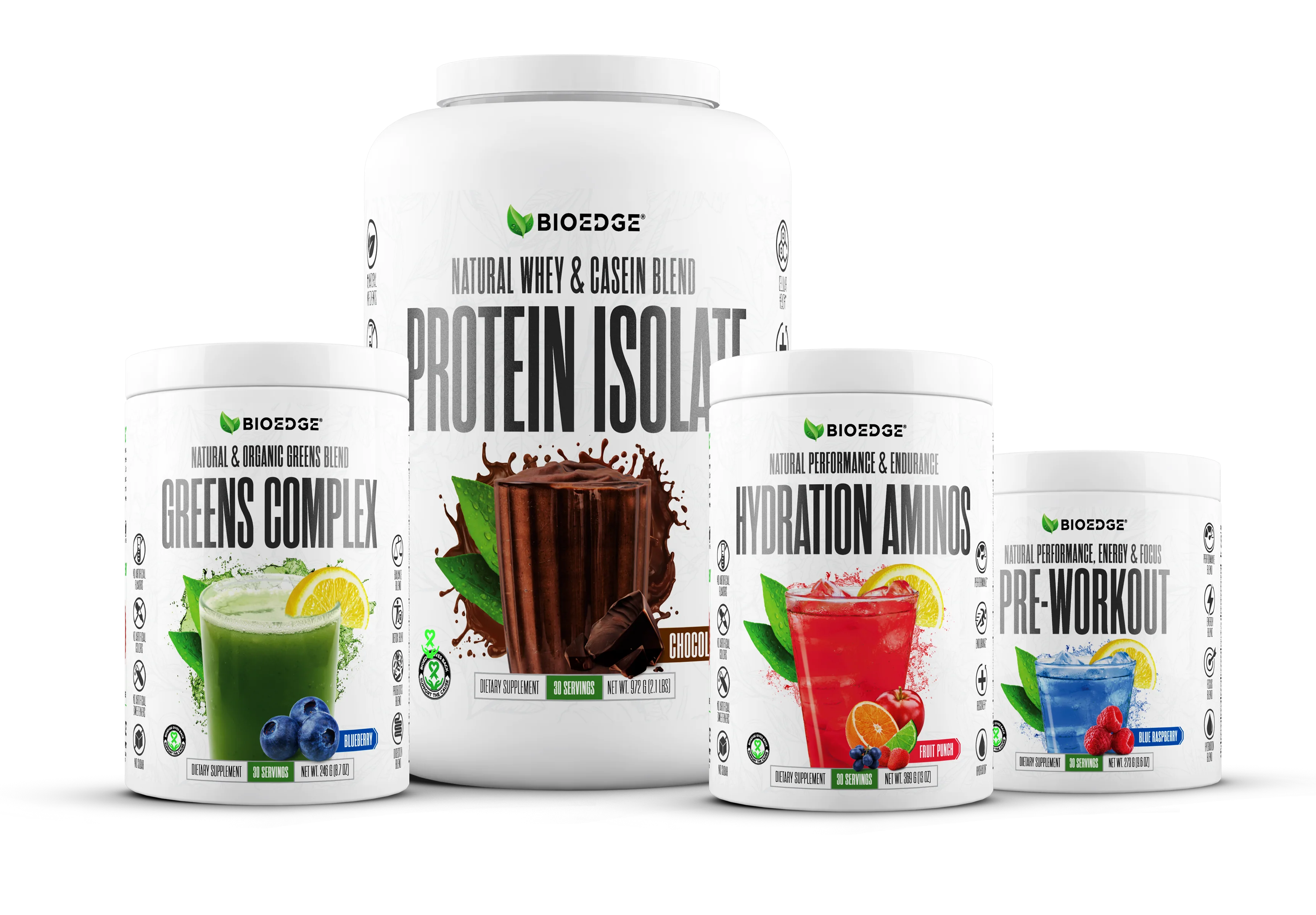 HEALTH & FITNESS STACK with WHEY PROTEIN ISOLATE _
