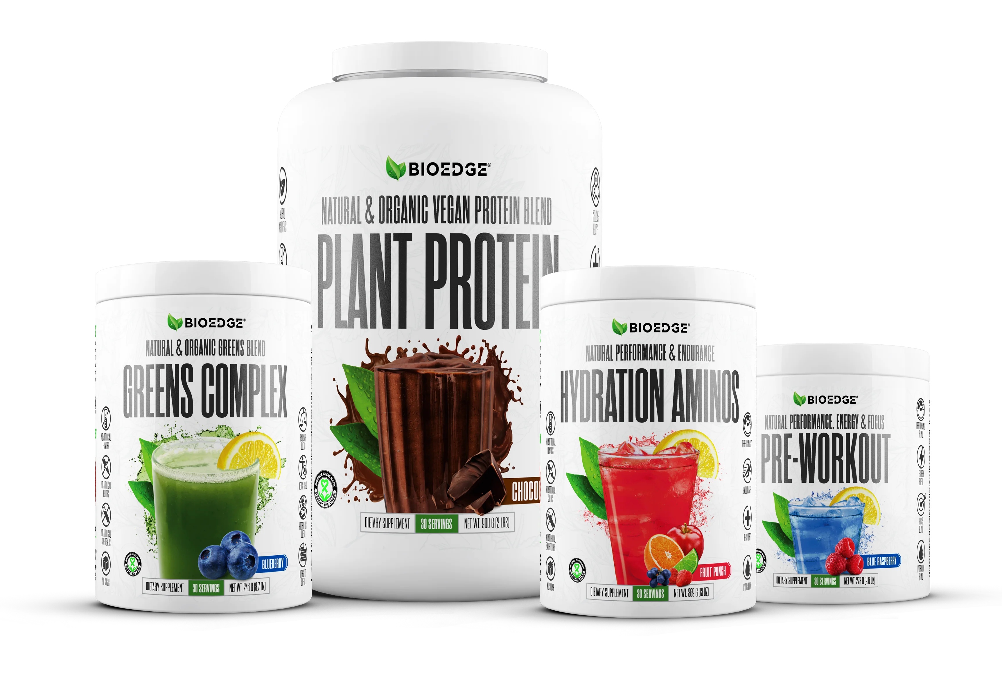 HEALTH & FITNESS STACK with PLANT PROTEIN